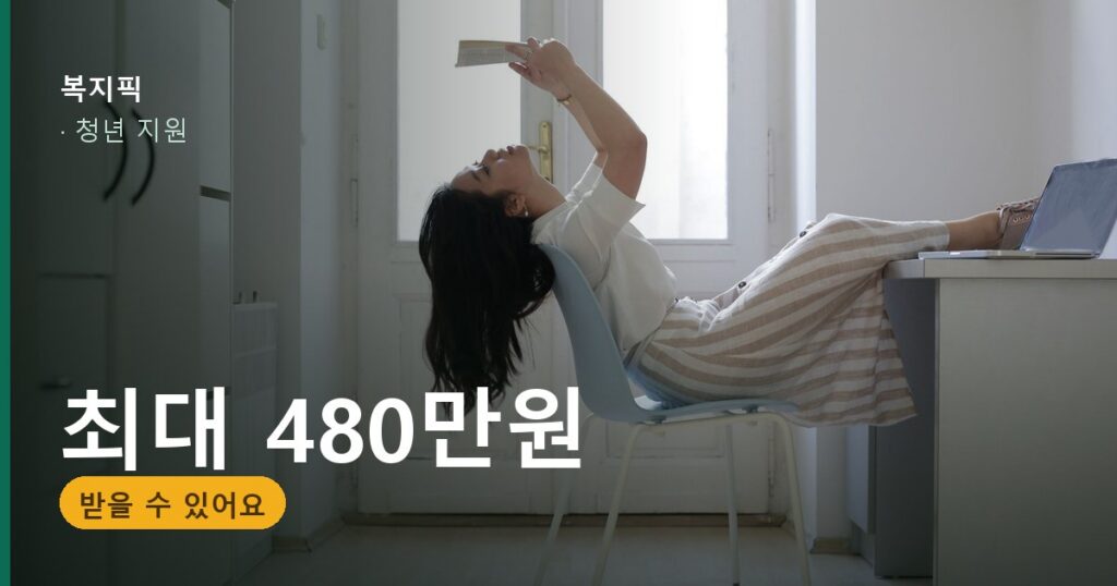 청년 지원 최대 480만원